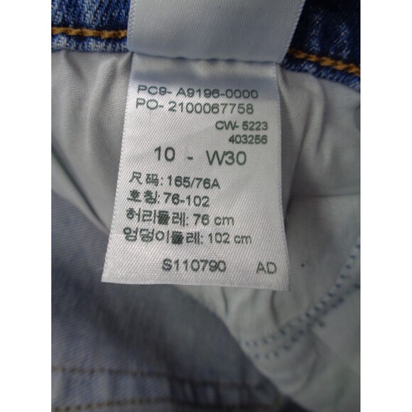 Levi Strauss Signature Gold Long Jean Skirt Size 10 W30 - Picture 12 of 13